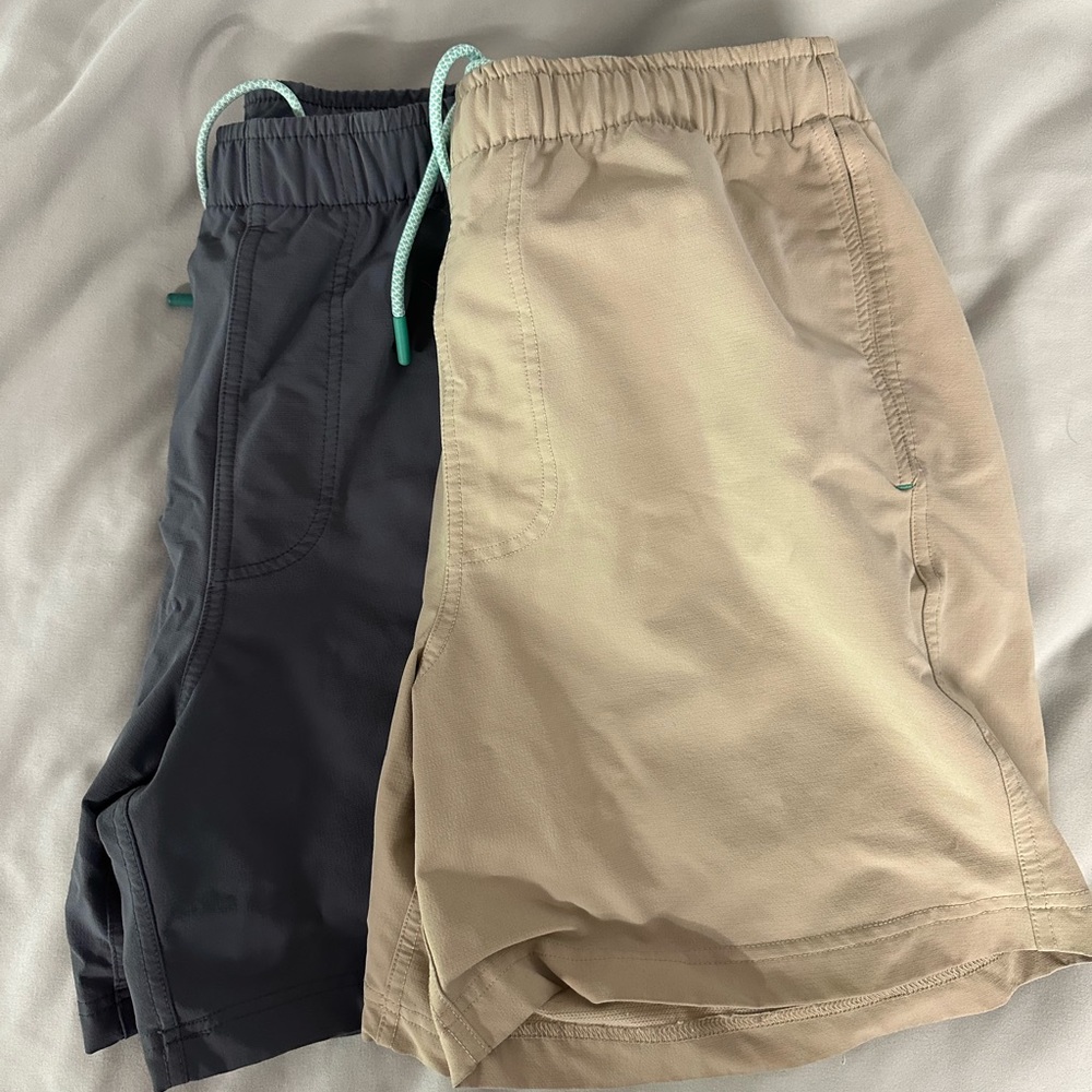 Pair of 2 myles everyday shorts (unlined)